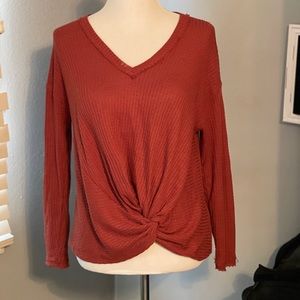 Anthropologie “Akemi + Kin” orange sweater